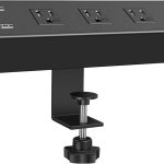 Metal Clamp Power Strip with 4 usb ports